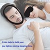 1 Pcs Airflow Jaw Strap,Anti Snoring Chin Strap,Elastic Air Flow