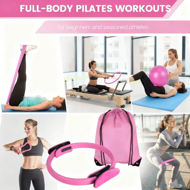 11pcs Pilates Circle Y Pilates Ball Set Bands