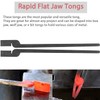 Blacksmith DIY Rapid Tongs Bundle Set with Rivets- Rapid Flat