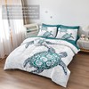 Bedbay Sea Turtle Bedding Set Twin Size Kids Boys Turtle