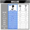 NEODY SH-0108-B Magnetic Hook, Strong Neodymium, Magnetic Hook, Silicon HOOK