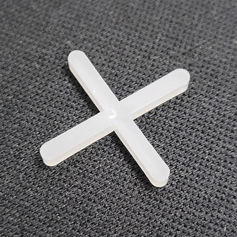 3000pcs Tile Leveling System Spacers Cross Shaped White Plastic Tiling