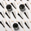 Black and White Rock Candy Sugar Sticks - 12 Individually