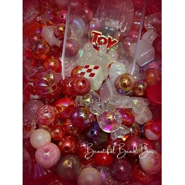 Bead Mixes By Color:_Red Mix_Extra Large - $34.99