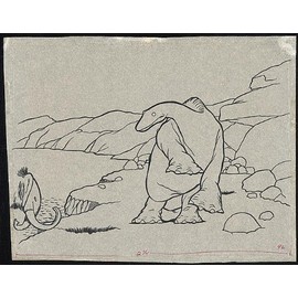 HistoricalFindings Photo: Winsor McCay (1869-1934),Gertie The Dinosaur, c1914