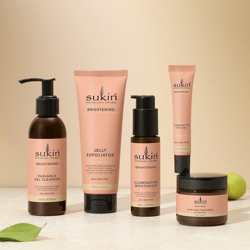 Sukin Brightening Glow Night Moisturiser For Women 1.69 oz Moisturizer