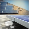 sourcing map Solar Panel Middle Clamps 35mm Aluminium Solar Panel