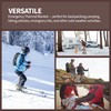 Emergency Thermal Blanket, 4 Pack, Mylar Space Blankets Survival Gear