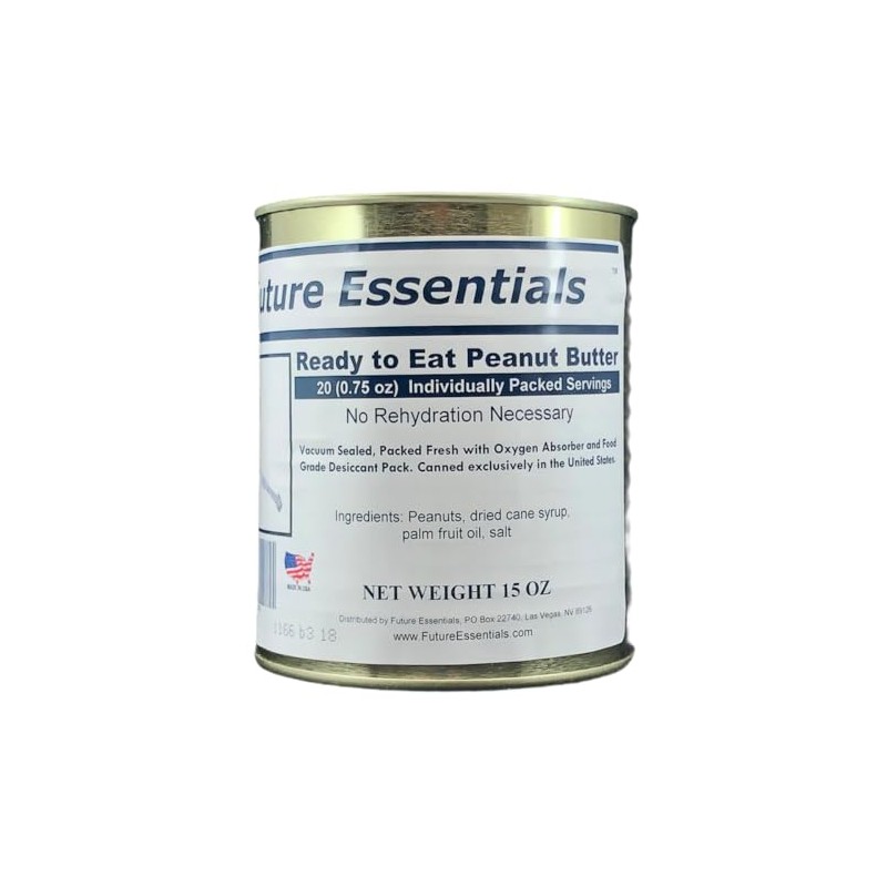 1 Can of Future Essentials Canned Peanut Butter