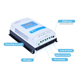EPEVER XTRA3215N Series MPPT Solar Charge Controller, 30A Max Charge/Discharge, High-Efficiency Energy Conversion, Ideal for Off-Grid PV Systems