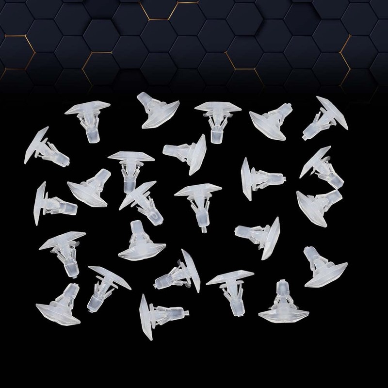 PIT66 25Pcs Door Weatherstrip Clips Compatible with 3/16" Hole 21077575