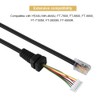 Microphone Cable, Portable Car Radio Hand Microphone Line for YAESUMH-48A6J,