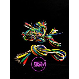 Parts Candy BEST TEST LEADS PERIOD Hand Made MINI ALLIGATOR CLIP with 16AWG Ultra Flex Cable - 12" (30cm) Version, Hand Soldered ($16.99 + $8.00)