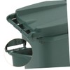 OSALADI 2pcs Mini Desktop Wastebasket Stylish Office Trash Can with