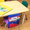 Godery Chairback Buddy Pocket Chart,Storage Canvas Seatback Stuff Storage Pocket