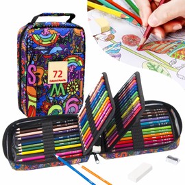 dibujo profesional, 72 Lápices de Colores para Colorear Dibujo Esbozos,Dibujo dibujo graffiti pintura color plomo, Regalo para Artistas, Estudiantes y Adultos. (Lápiz de color)