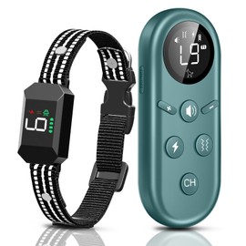 Dog Shock Collar with Remote – 4200FT Dog Training Collar with 3 Safe Training Modes, Security Lock, IP67 Waterproof & Rechargeable E-Collar for All Breeds Dogs (7-120Lbs)