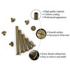 Alloypro 80 Pcs Phillips Chicago Binding Screws M5 x 10/20/30/40/50mm
