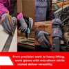 Pilim Microfoam Nitrile Safety Work Gloves - 3/6/12 Pairs Heavy