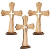 Juvale Wooden Cross Table Centerpieces - Baptism Decorations & Baptism