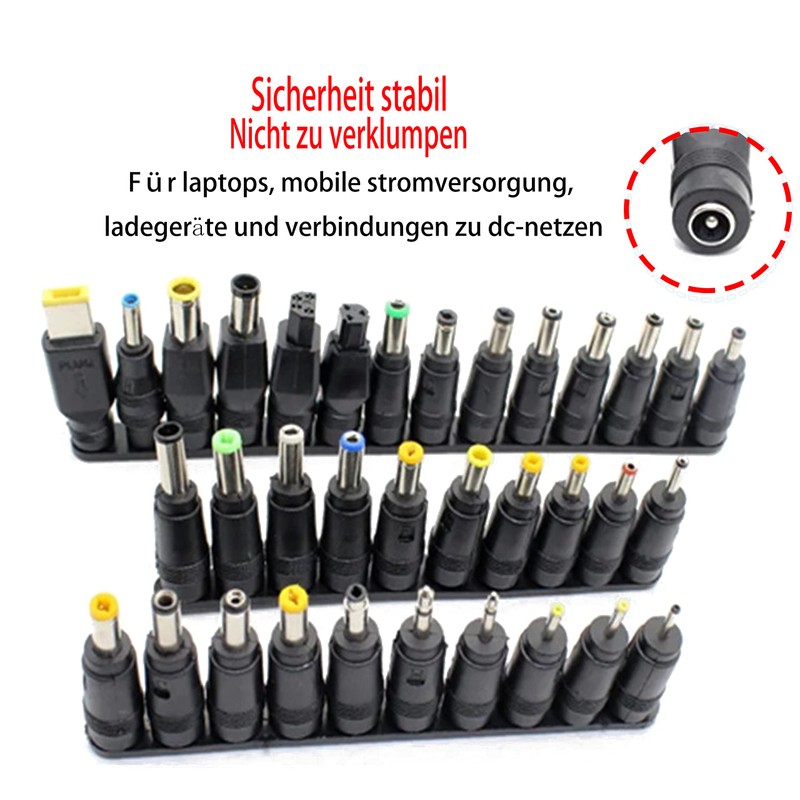 34-Piece x Universal Power Supply 5.5 x 2.1 mm AC