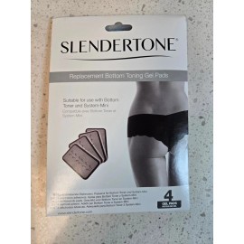 Slendertone Replacement Bottom Toning Gel Pads (4) Pads See Date