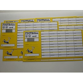 DWL 50 SPACE FOOTBALL TEAMS THEMED SCRATCH CARDS SET OF 25 EASY WAY TO RAISE Â£625