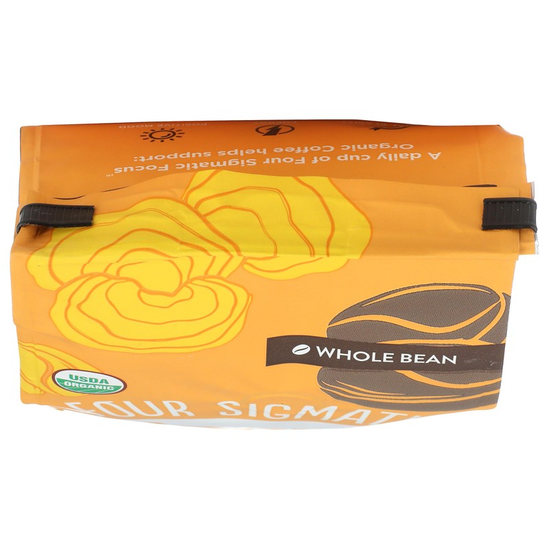FOUR SIGMATIC Organic Lion's Mane Whole Bean Coffee, 10 OZ