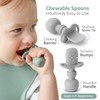 SAMiGO Silicone Baby Feeding Set, Baby Led Weaning Supplies, Suction