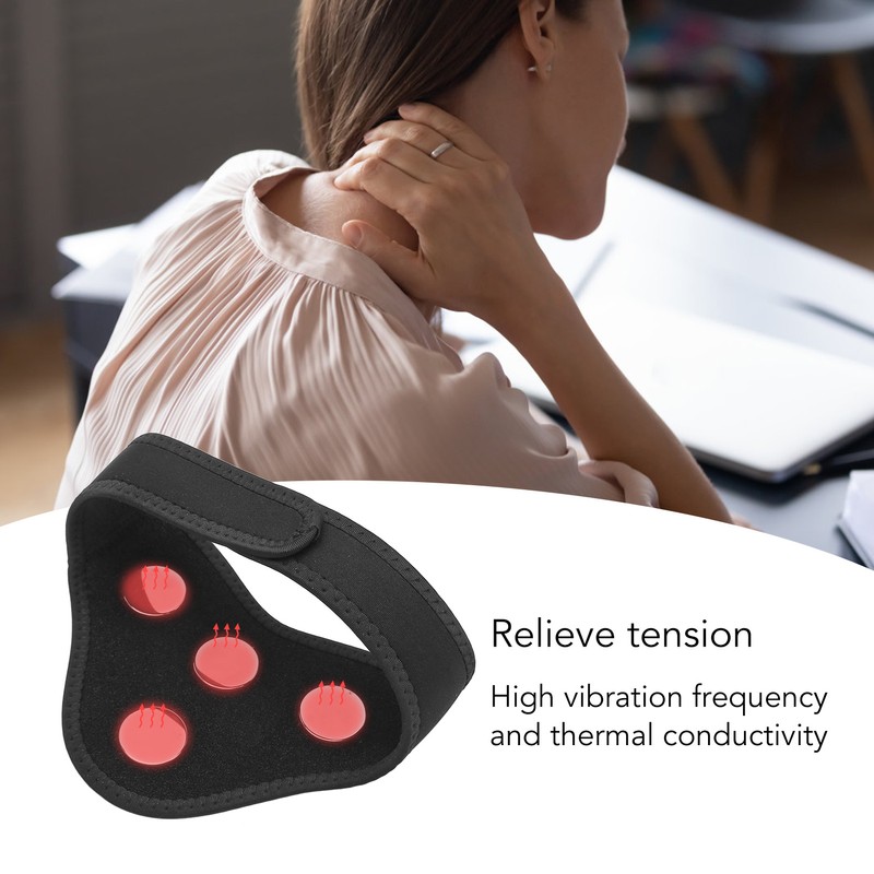 Terahertz Neck Wrap Reduce Soreness Relaxation Relieve Anxiety Black Terahertz