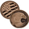 1oz Eagle .999 Fine Copper Round Size: 39mm
