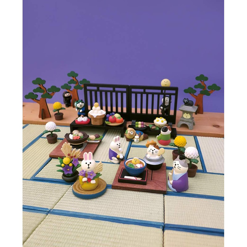 DECOLE Concombre ZTM-61605 Tsukimi Daifuku Cat, Miniature, Moon Viewing, Cat