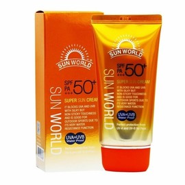 Sunworld Super Sun Cream 80ml SPF 50+ PA+++ (WBA99FD) / 썬월드수퍼썬크림 80ml SPF 50+ PA+++ (WBA99FD)