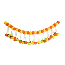Marigold Garlands for Home Decoration Door Hanging Toran Bandanwaar for Festival Diwali Wedding Party, Big size - 40 Inches