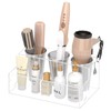 NIUBEE Hair Tool Organizer, Clear Acrylic Hair Dryer and Styling