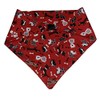 Sweater Dogs on Red Dog Bandana (Large)