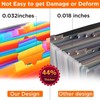 24 Pockets Expanding File Folder with Lid - Plastic Portable