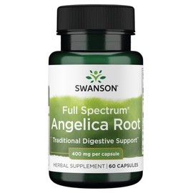 Swanson Full Spectrum Angelica Root 400 Milligrams 60 Capsules
