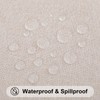 smiry Rectangular Table Cloth Wipe Clean 140x200 cm, Wipeable Water