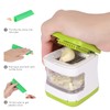 Wisekoti Updated Garlic Press&Peeler Set- Convenient Dicing and Slicing. Chopper,