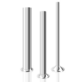 Wutfly 3 Sizes Stainless Steel Sausage Stuffing Tubes and Sausage Stuffer Funnels for LEM Sausage Stuffers