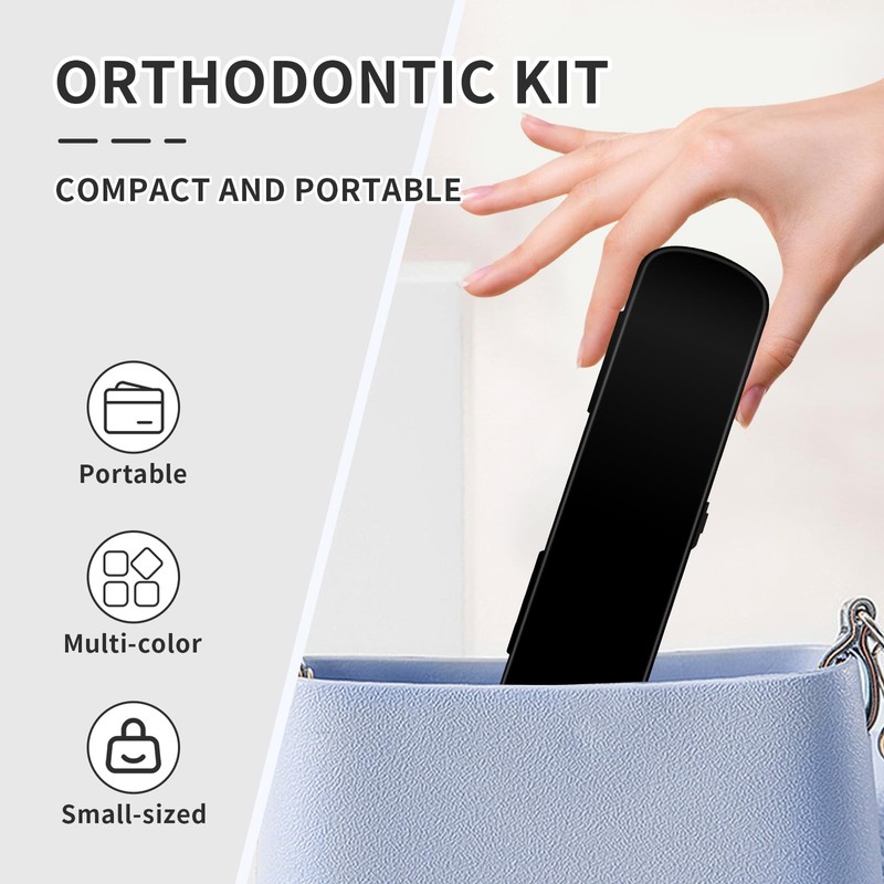 OUMJCING Portable Orthodontic Oral Care Kit - Orthodontic Dental Care