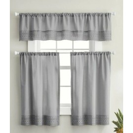 Better Homes and Gardens  small window eyelet rod pocket 3 pieces set New