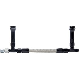 Carburetor Fuel Line Carb Kit -8AN Male 7/8-20 Dual Outlet Holley Dominator 4500