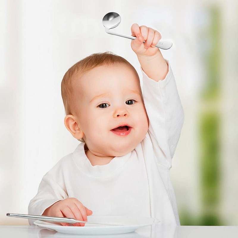 Utensils Angled Fork Spoon Adaptive Utensils Set Self Eating Utensils
