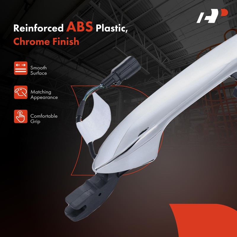 A-Premium Front Left Driver Side Exterior Door Handle with Keyhole