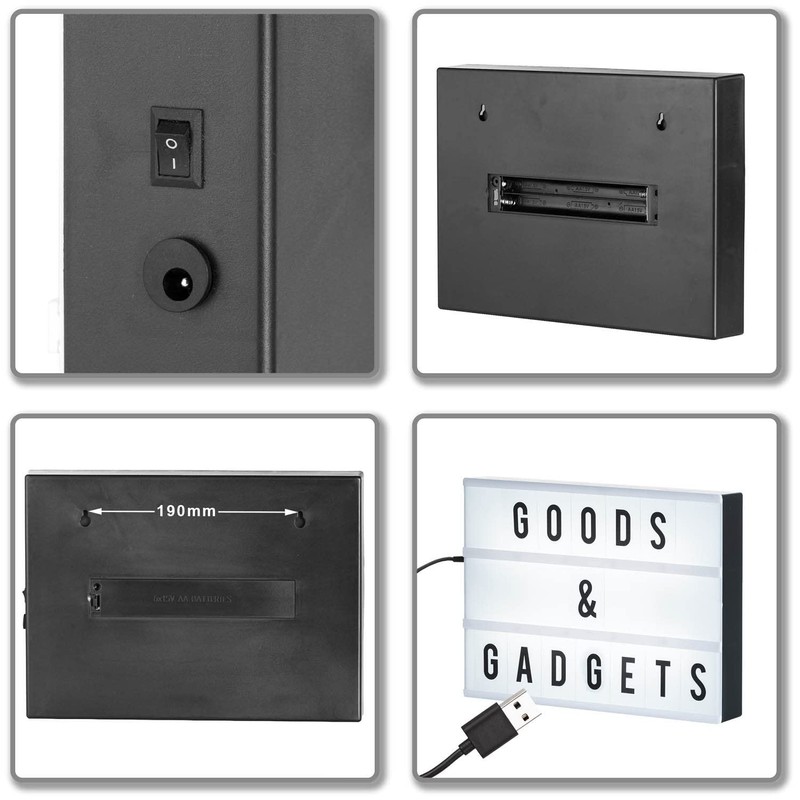 LED Lichtbox XXL Blockbuster Leuchtbox Light Box Leuchtkasten + USB-Netzteil