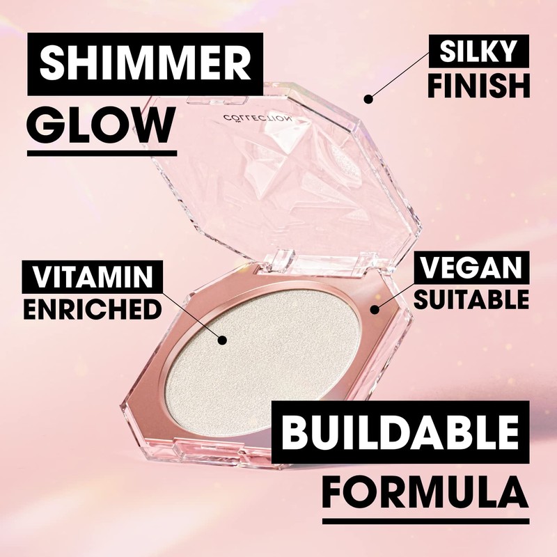 Collection Cosmetics, Diamond Shine Highlighter, Powder Highlighter, Glass Skin, Shine
