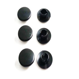 Pro Series Gloss Black 6x Bolt Cap Motorcycle Accessory M8 Cover Lid Hex Plug Allen Key