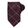 Michi Kolondon Brand Necktie, Made in Japan, 100% Silk, Jacquard